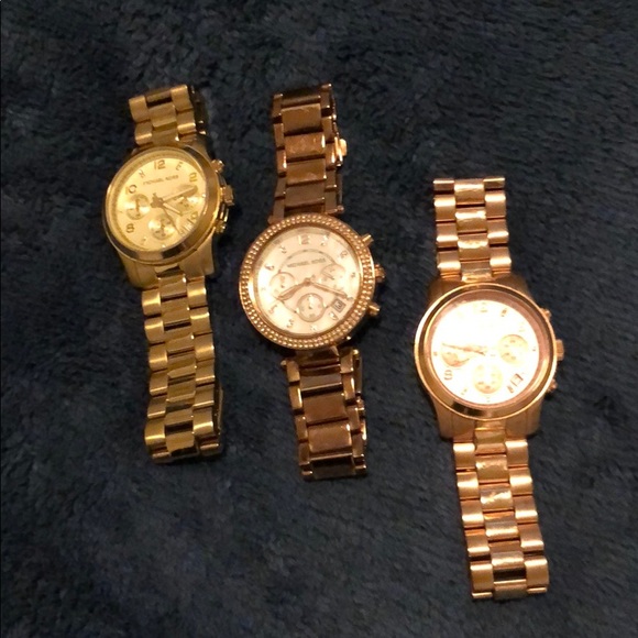Michael Kors ladies watch trio - Picture 1 of 8